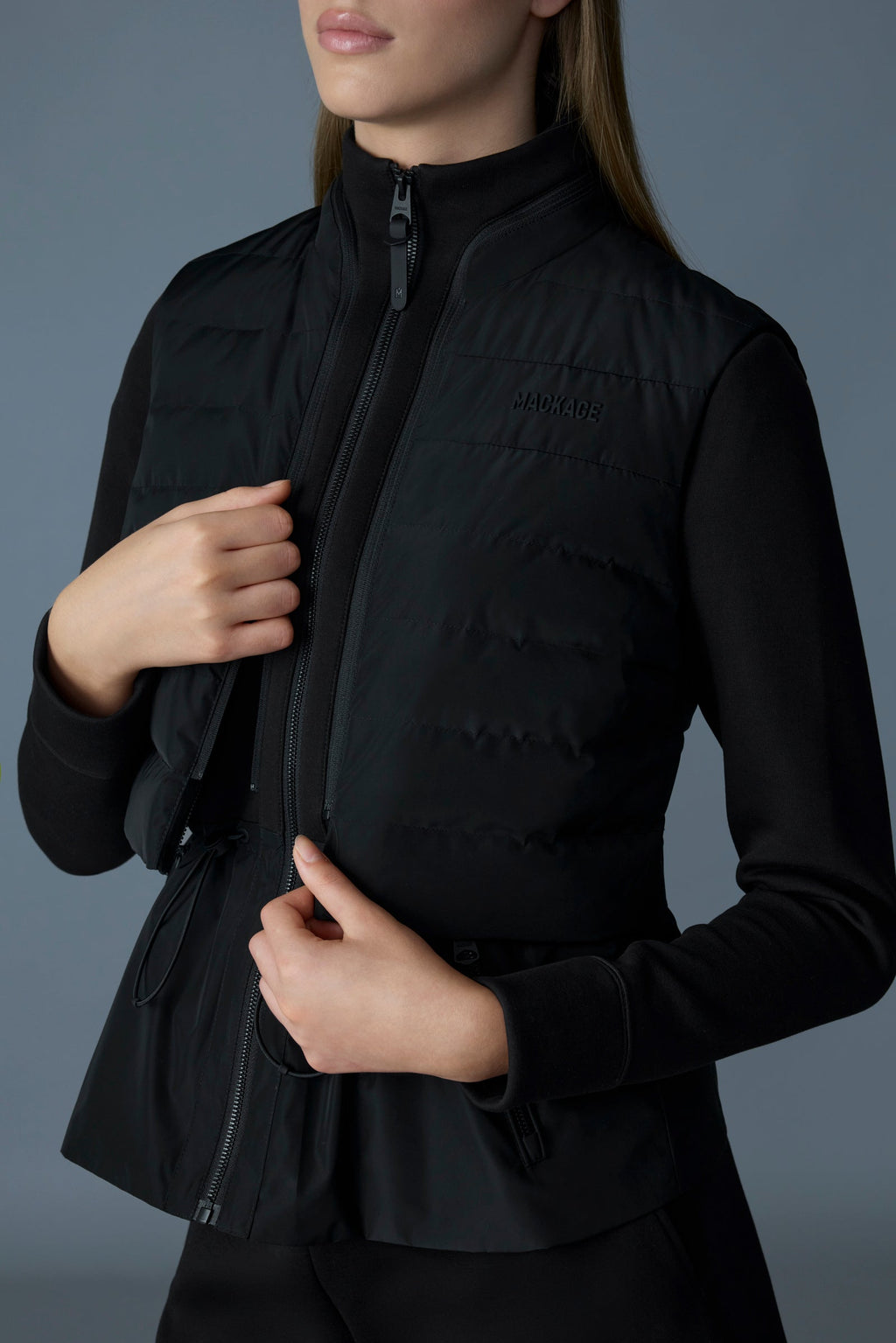 PRISCILLA-Z 3-in-1 hybrid light down coat
