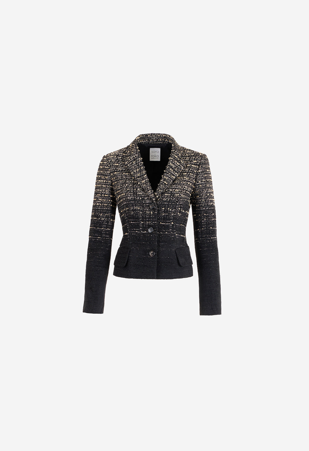 Veste ajustée à boutonnage simple et manches longues LAYSON
