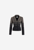 Veste ajustée à boutonnage simple et manches longues LAYSON