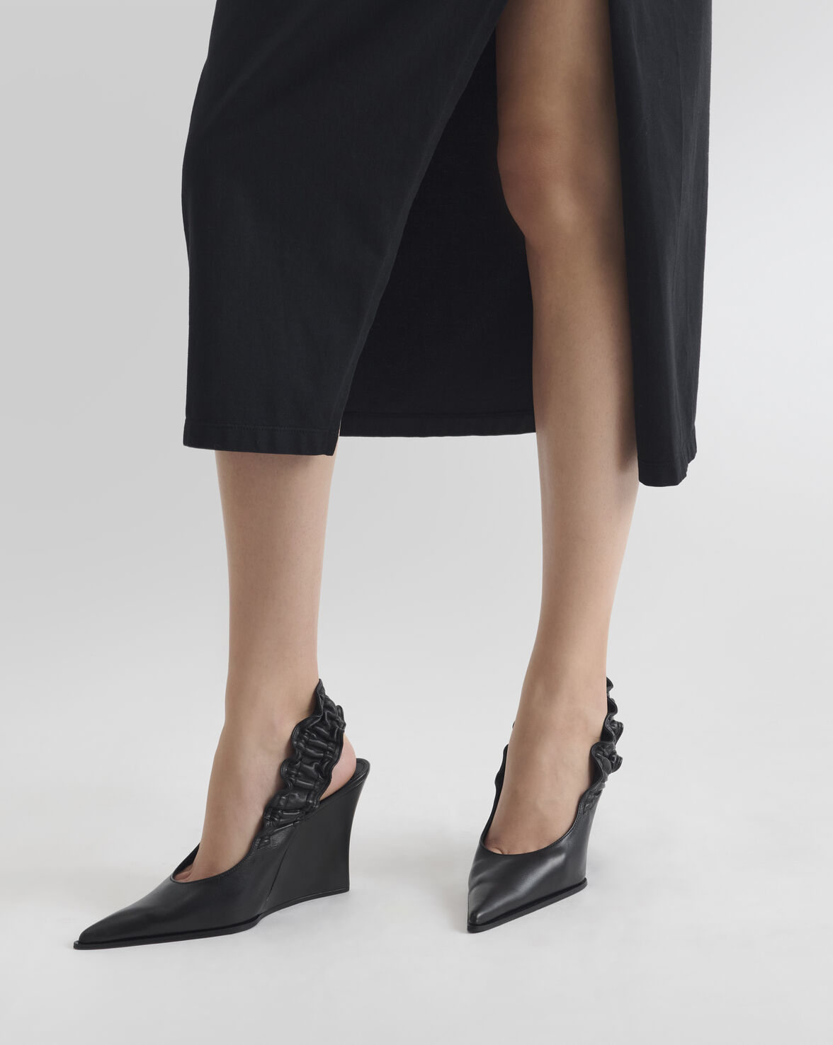 SLINGBACKS SMOCKBLACK