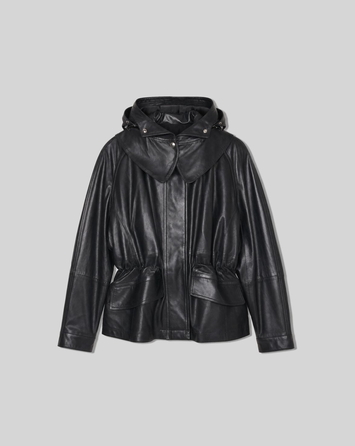 PARKA EN CUIR BLACK
