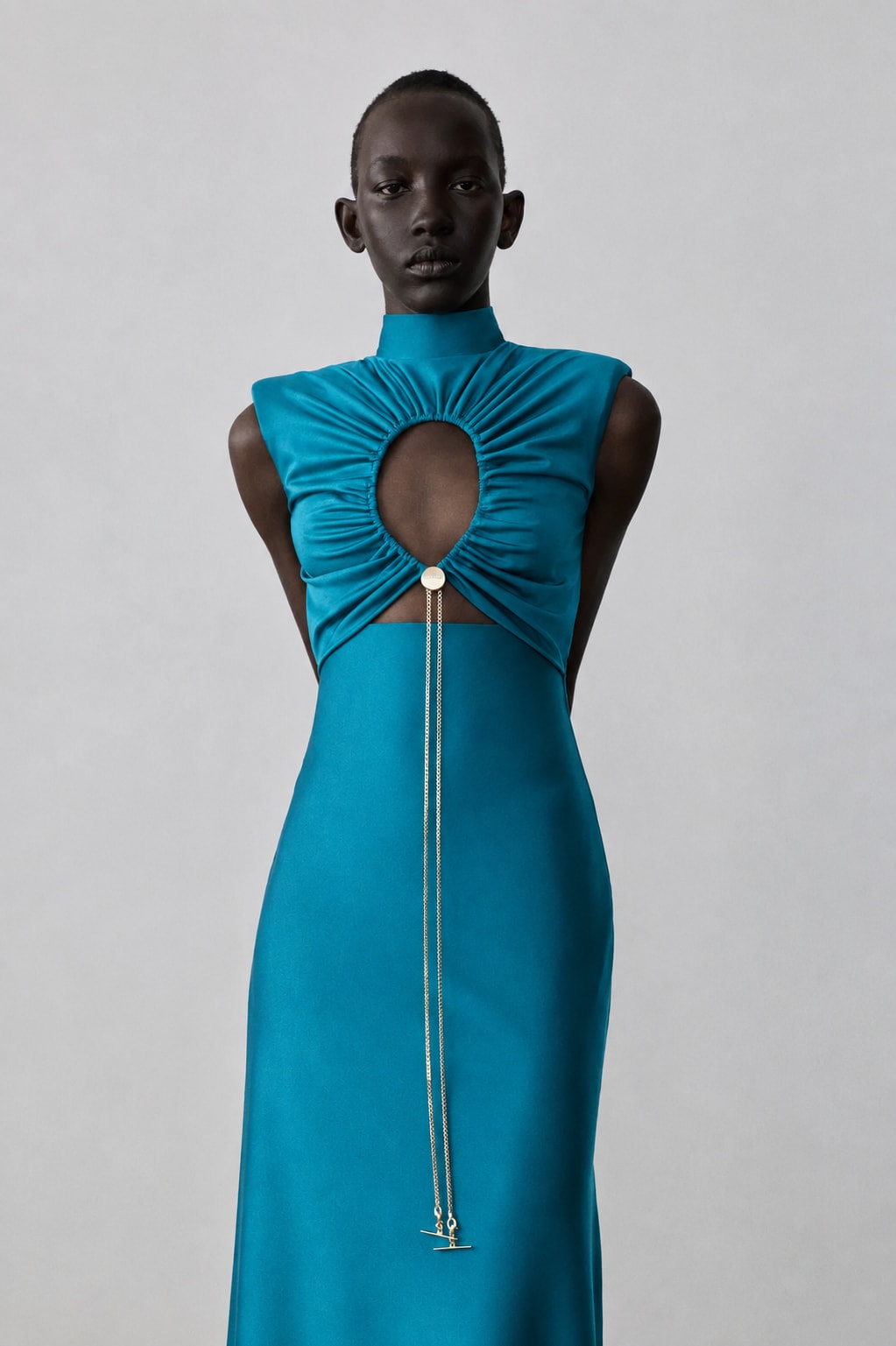 Genis river turquoise dress